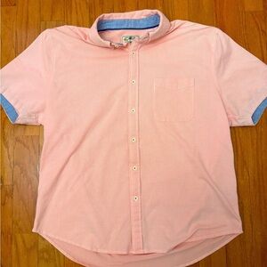 TRUE GRIT Coral Stripe Shirt